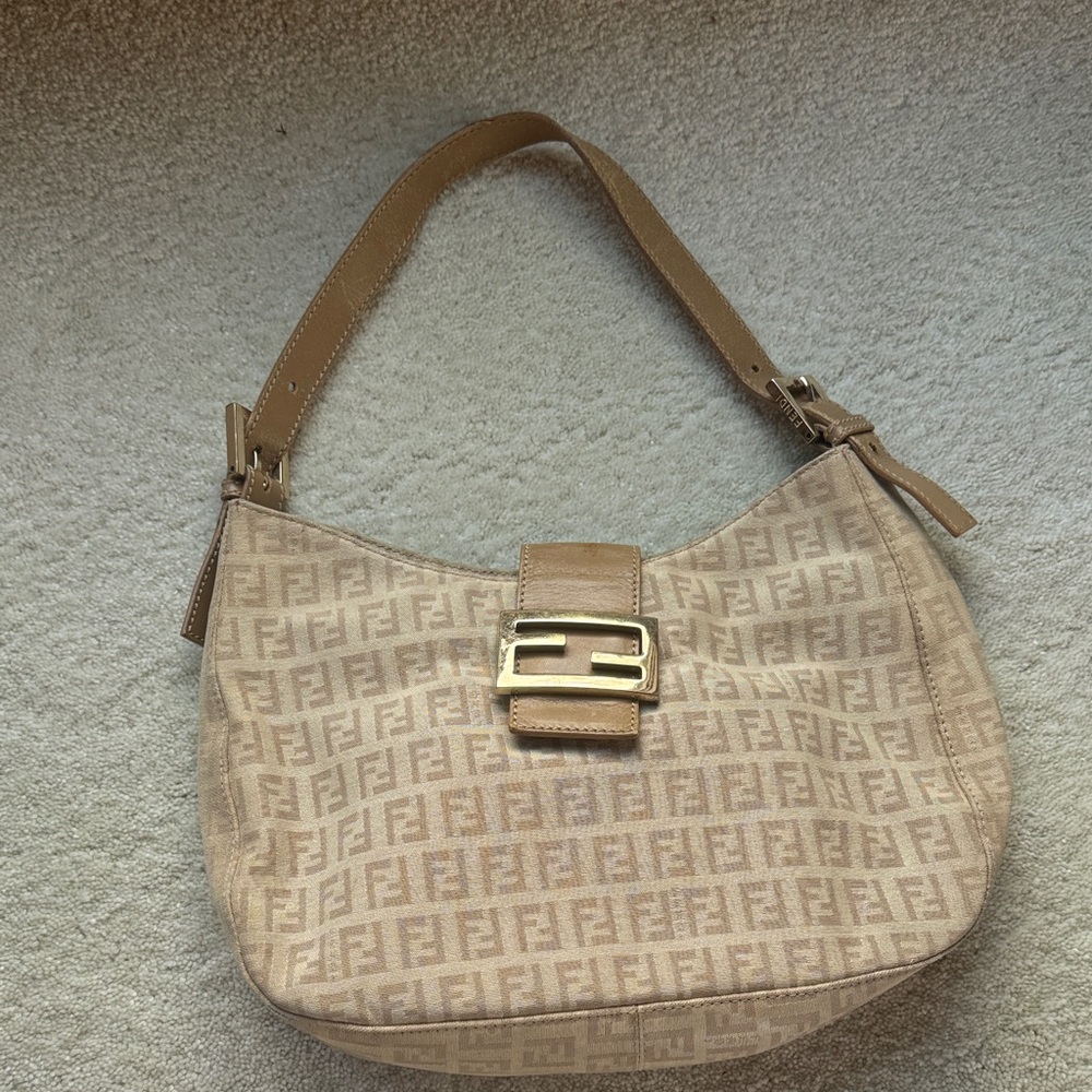 Fendi Zucchino Crossaint Baguette